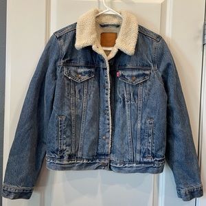 Original Sherpa Trucker Jacket Womens Large